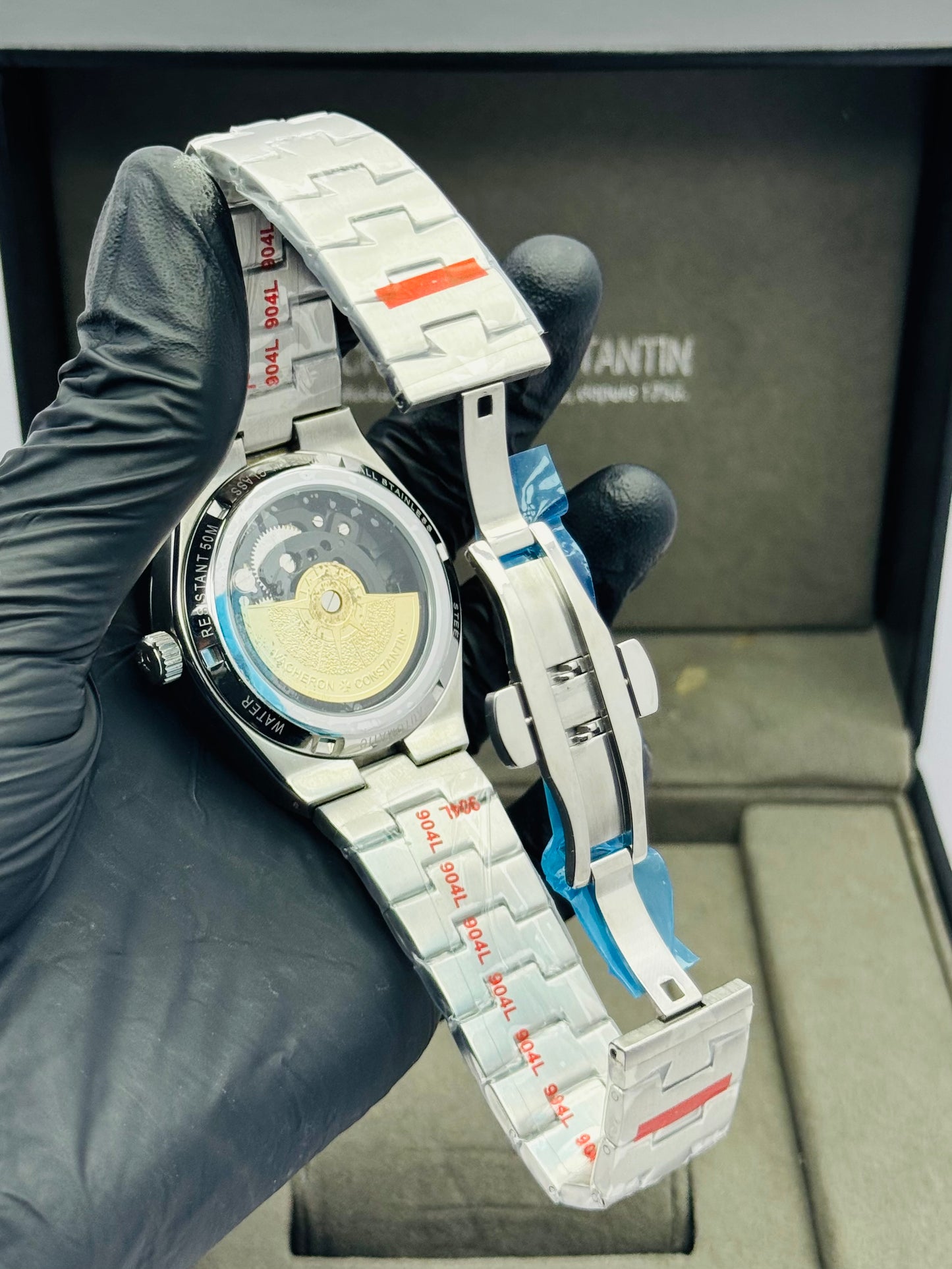 VAICHERON CONSTANTIN SKELETON MODEL AUTOMATIC SILVER