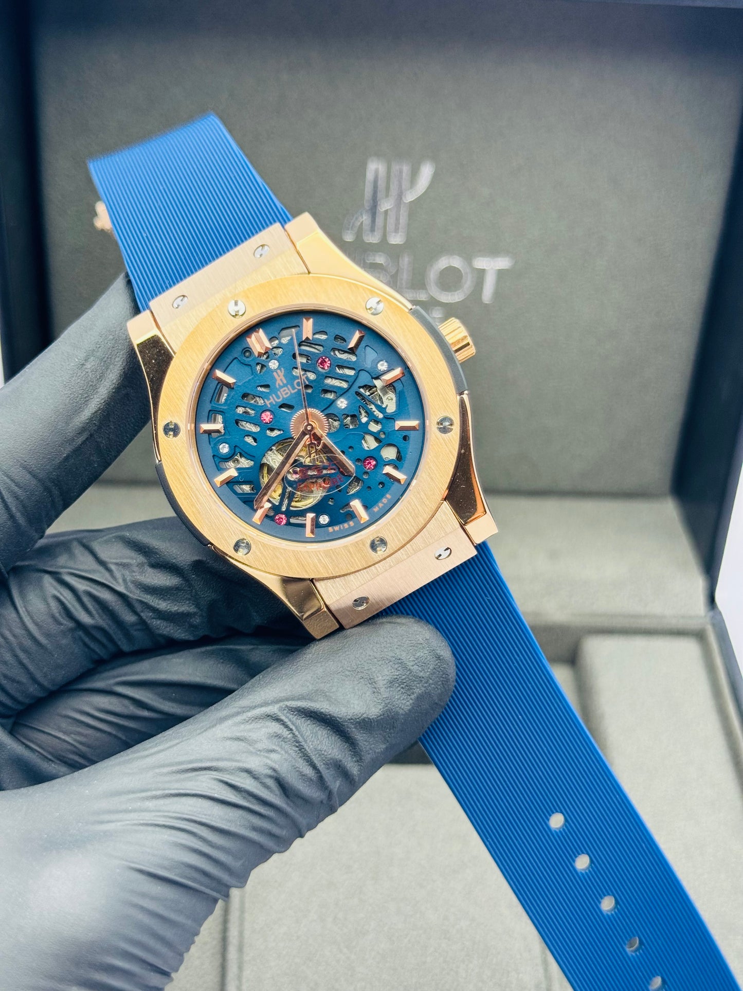 HUBLOT SKELETON MODEL AUTOMATIC