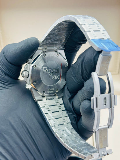 AP RAINBOW STONES CHRONOGRAPHS EDITION IN SILVER QUARTZ