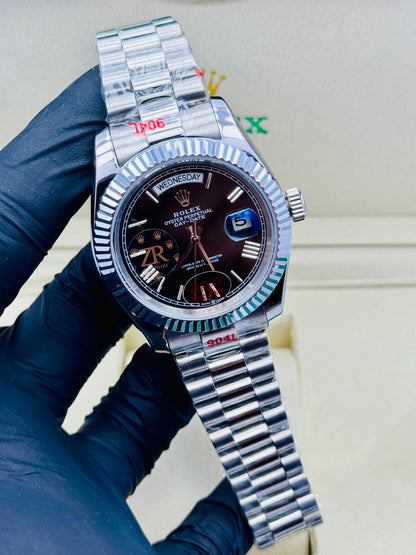 ROLEX DAY-DATE AUTOMATIC SILVER