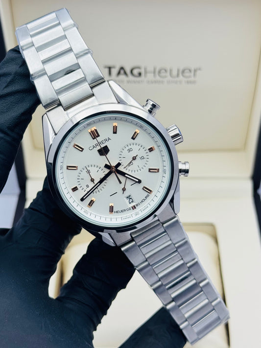 TAG HEURE CARERRA CHRONOGRAPHIC MODEL QUARTZ