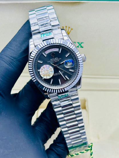 ROLEX DAY-DATE AUTOMATIC SILVER