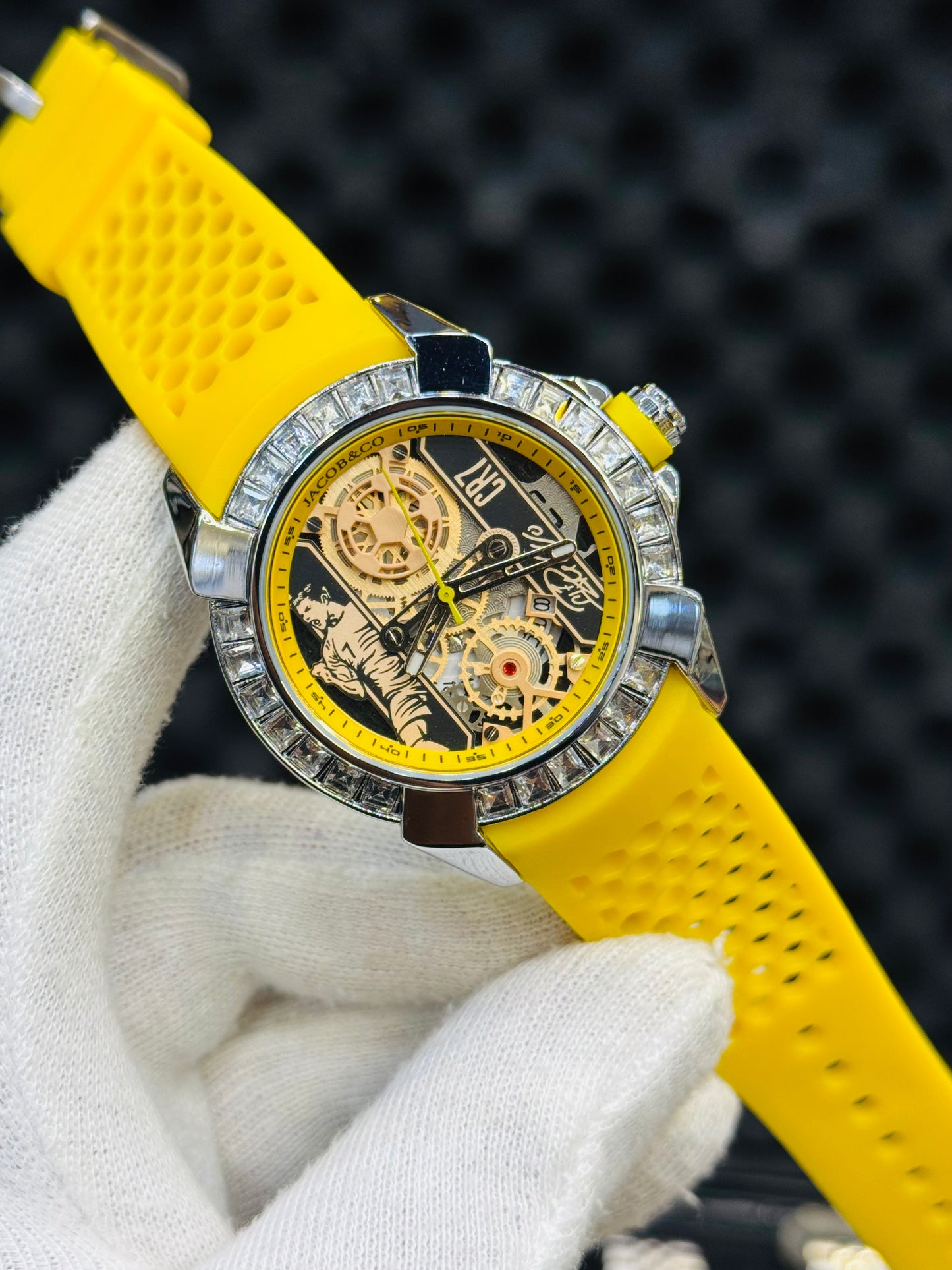 CR7 STONES EDITION 2ND GRADE COPY QUARTZ.