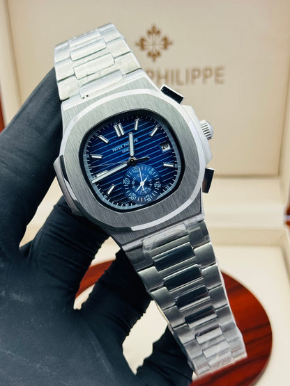 PATEK PHILLIPE DOWNSECOND MODEL SILVER AUTOMATIC
