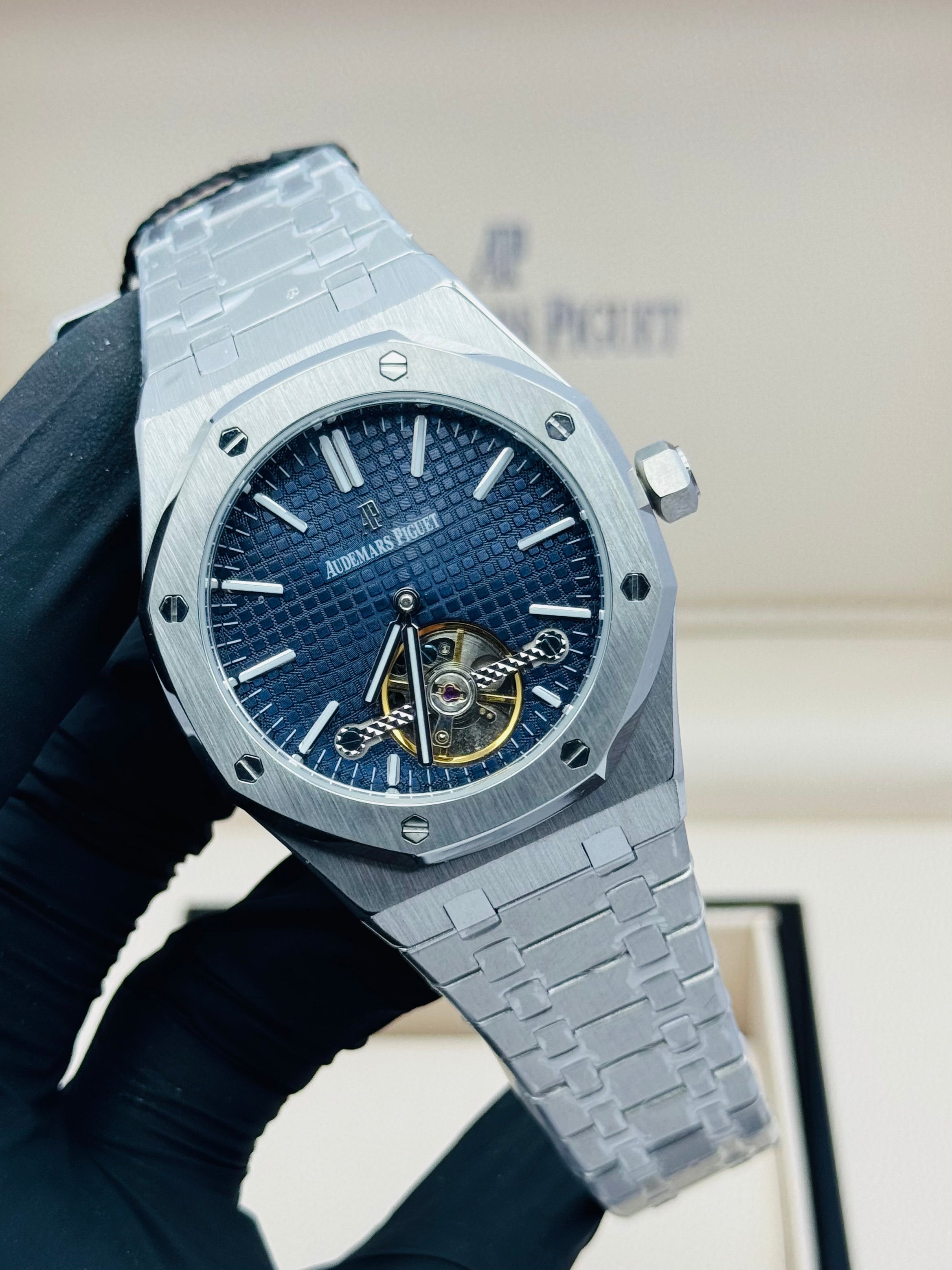 AP TOURBILLION MODEL SILVER AUTOMATIC – Prime Time Watch Co.