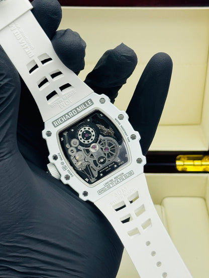 RICHARD MILLE RM-21-01 FULL WHITE CARBON MODEL.