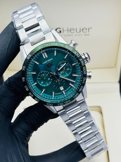 TAG HEURE CARERRA CALIBRE HEURE 2 CHRONOGRAPHS MODEL QUARTZ