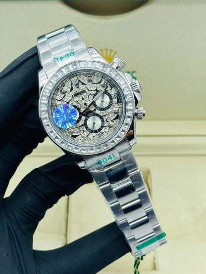 ROLEX DAYTONA TIGER-EYE MODEL STONES EDITION CHAIN AUTOMATIC