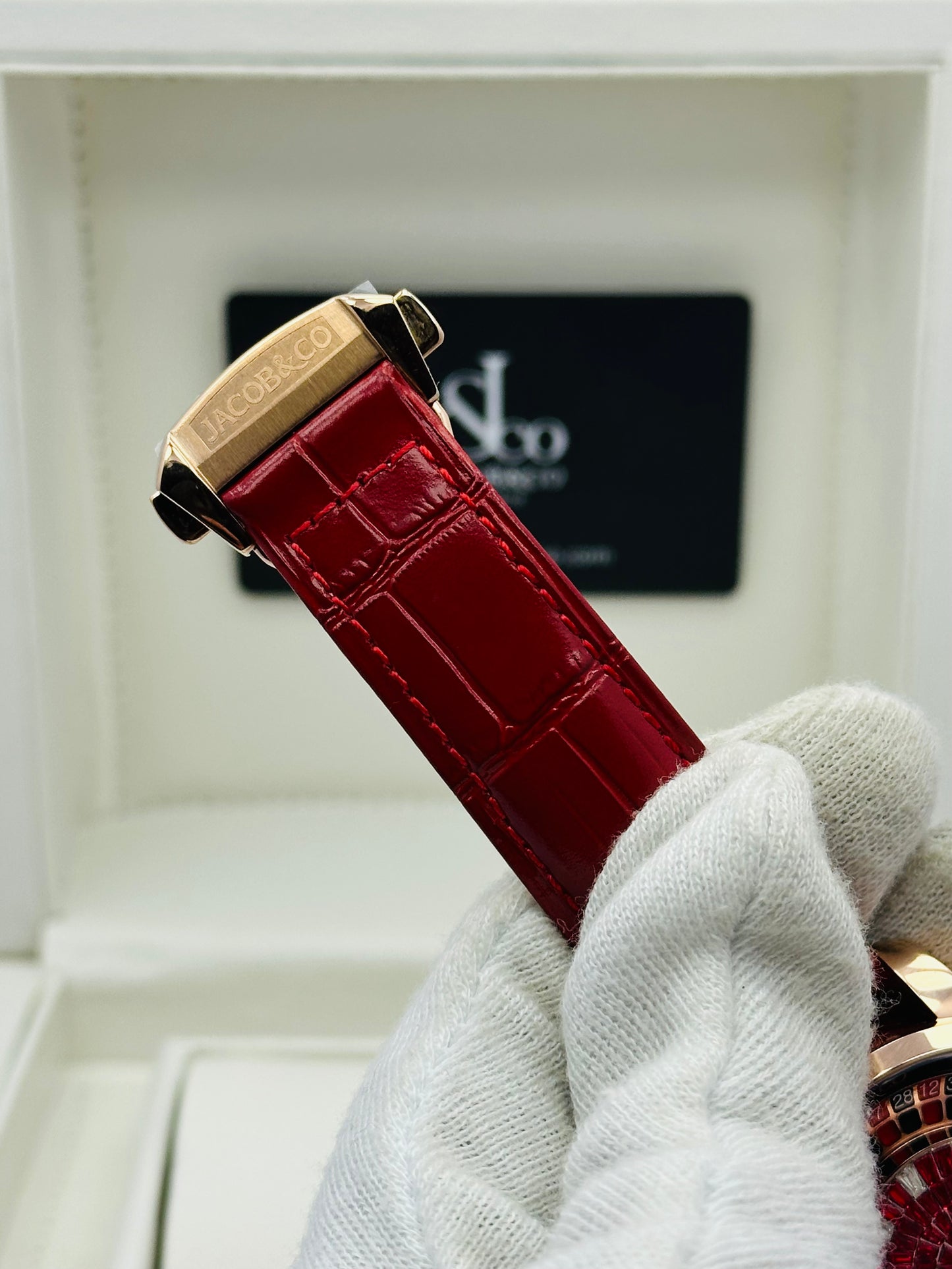JACOB & CO. CASINO STONES EDITION RED COLOUR QUARTZ