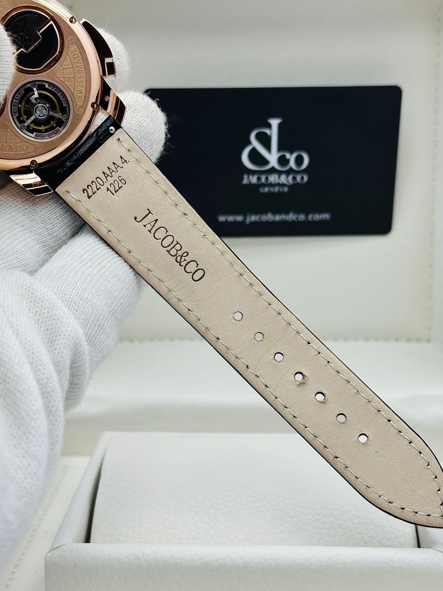 JACOB & CO. CASINO STONES EDITION BLACK COLOUR QUARTZ