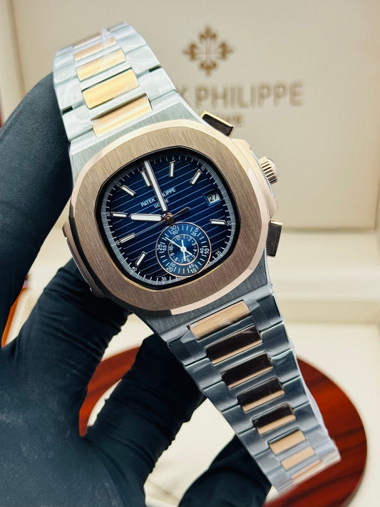 PATEK PHILLIPE DOWNSECOND MODEL 2-TONE AUTOMATIC