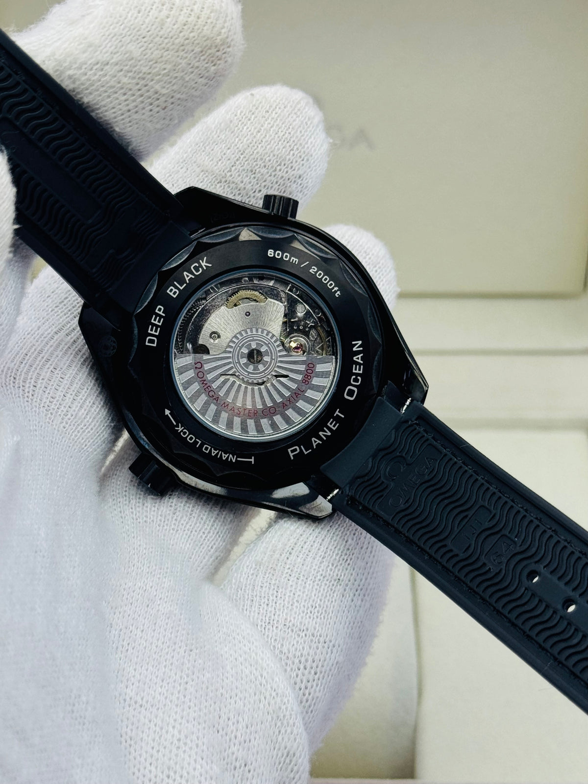 OMEGA GMT PLANET OCEAN CARBON EDITION AUTOMATIC MODEL