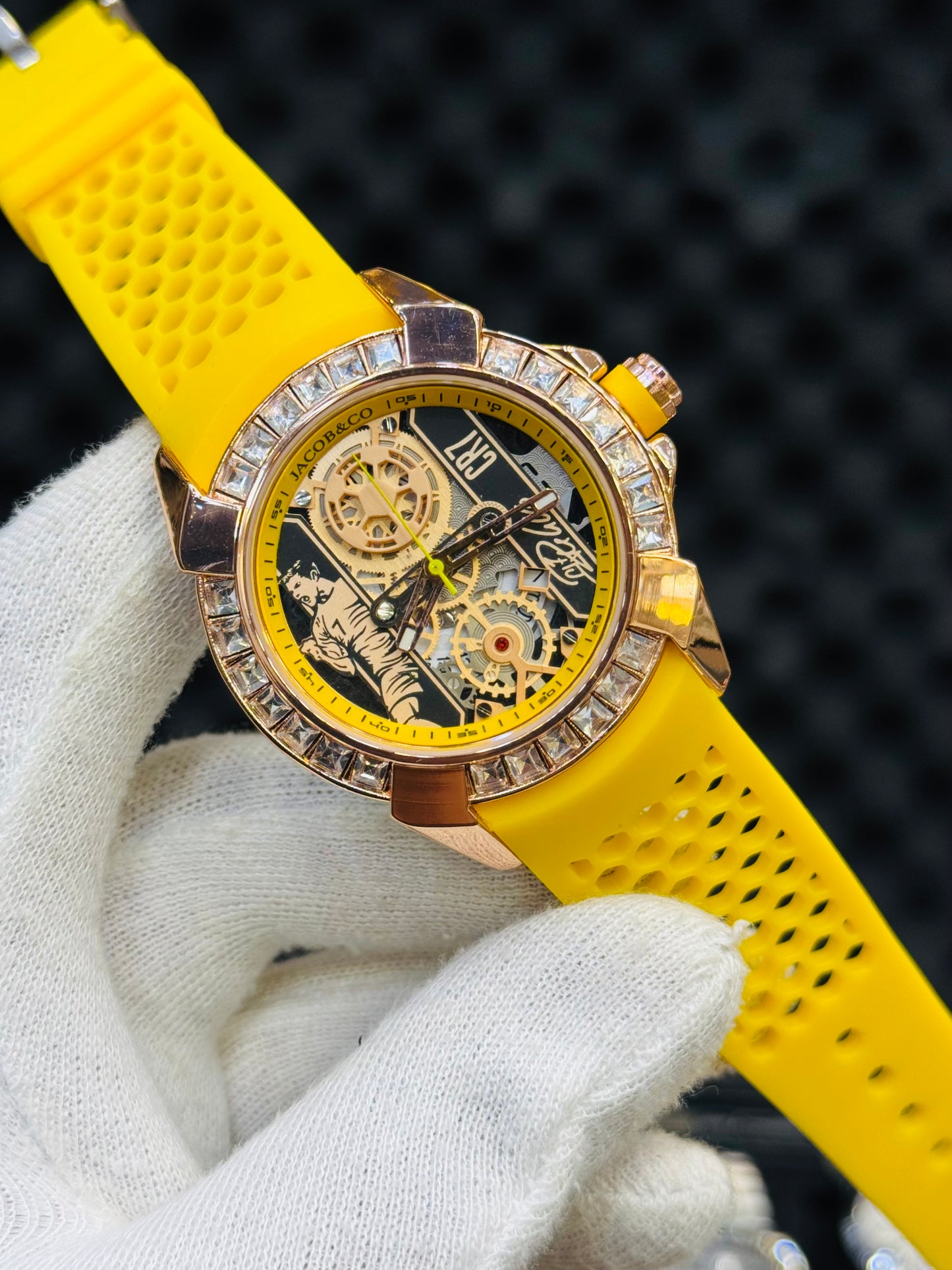 CR7 STONES EDITION 2ND GRADE COPY QUARTZ.
