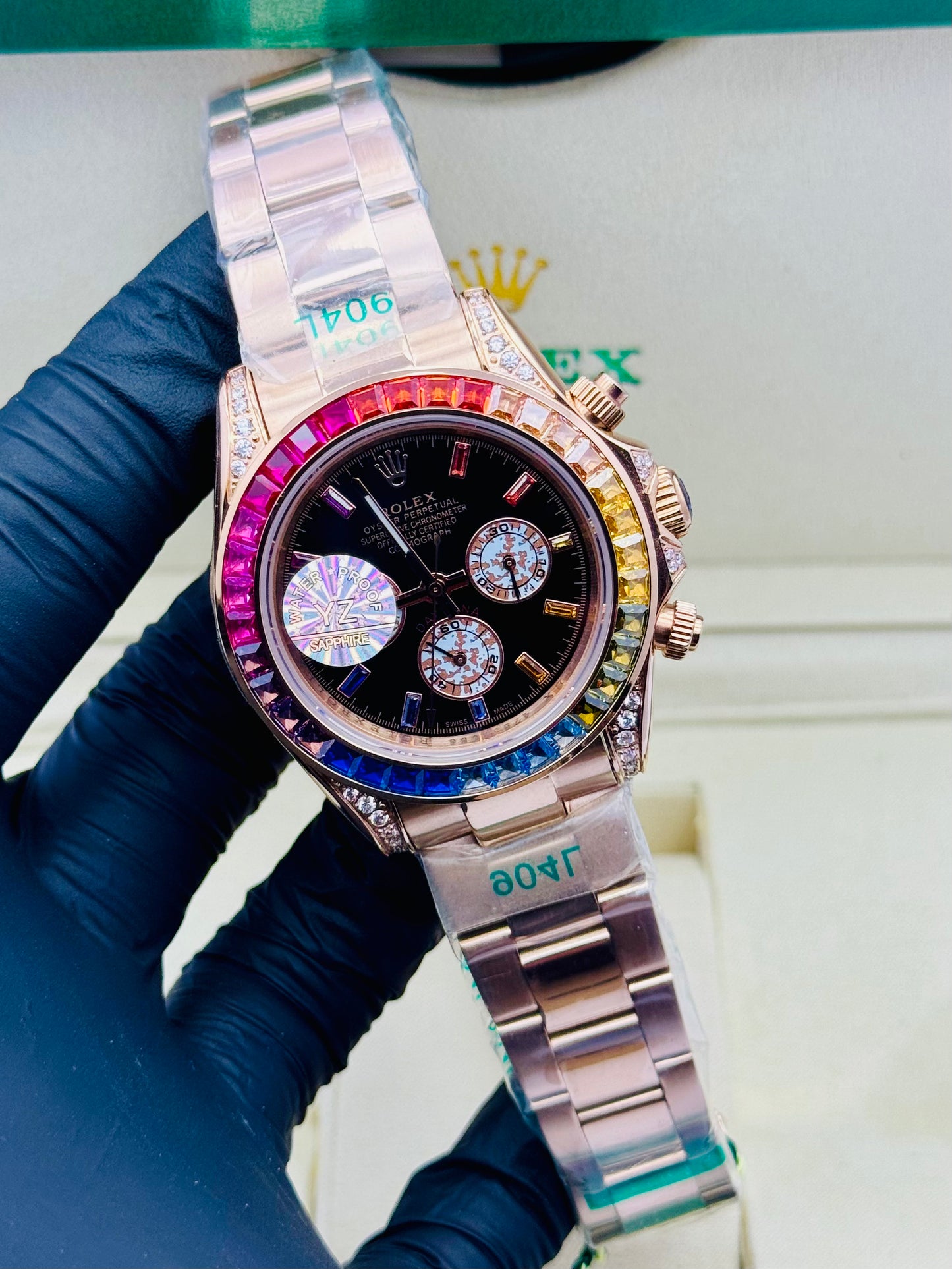 ROLEX RAINBOW DAYTONA MODEL CHAIN AUTOMATIC