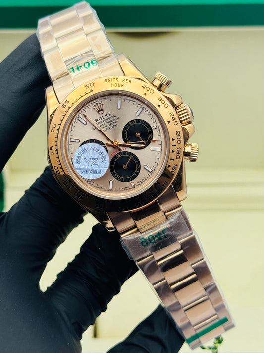 ROLEX DAYTONA MODELROSE GOLD CHAIN AUTOMATIC