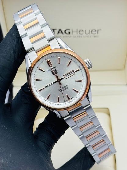 TAG HEURE CALIBER 5 MODEL 2-TONE CHAIN AUTOMATIC