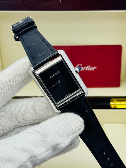 CARTIER TANK PLAIN DIAL QUARTZ.