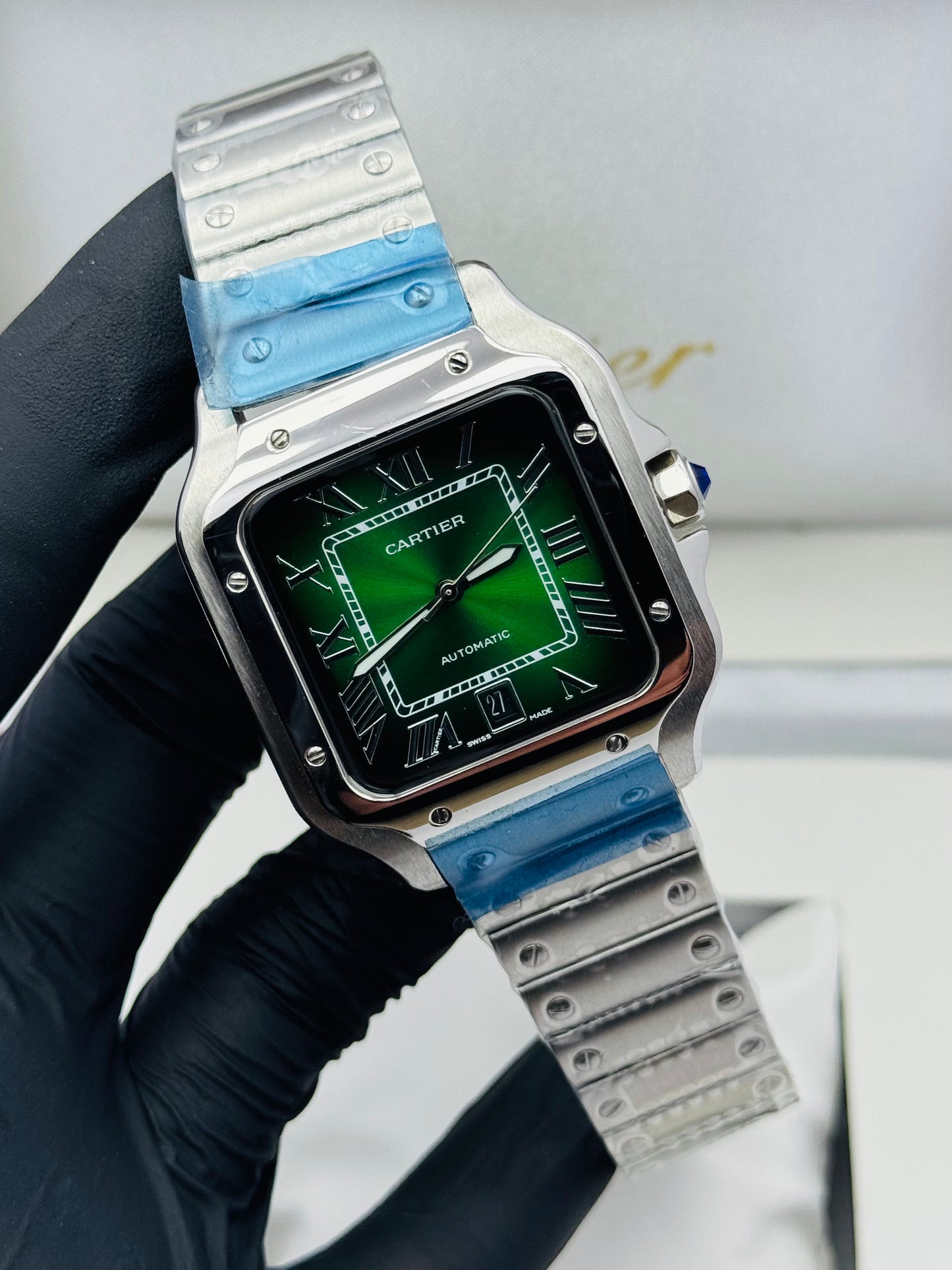 CARTIER SANTOS AUTOMATIC SILVER