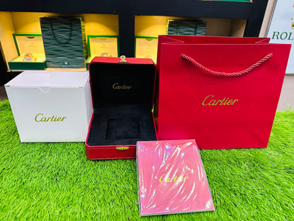 CARTIER SANTOS RUBBER STRAP MODEL AUTOMATIC