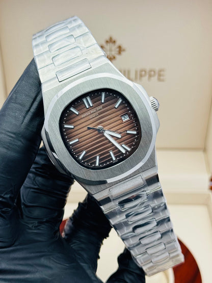 PATEK PHILLIPE NAUTILUS SILVER AUTOMATIC