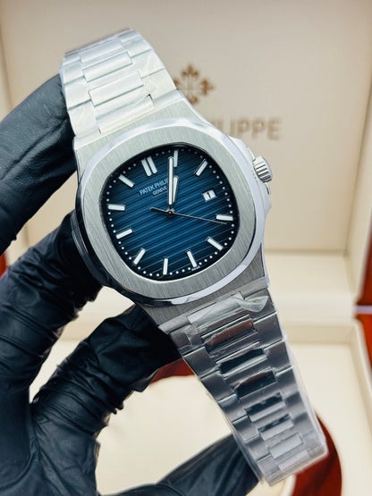 PATEK PHILLIPE NAUTILUS SILVER AUTOMATIC
