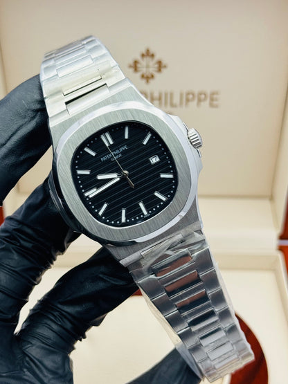 PATEK PHILLIPE NAUTILUS SILVER AUTOMATIC